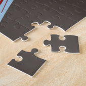 車を運転するクマ ジグソーパズル (側面)