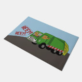 車を運転するクマ ドアマット (アングル)