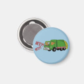 車を運転するクマ マグネット (正面/裏面)