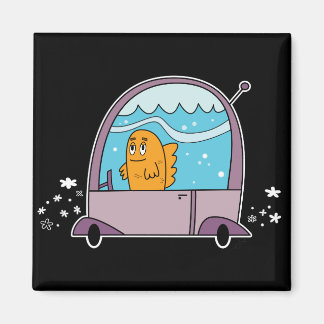 車を運転する魚 – 磁石