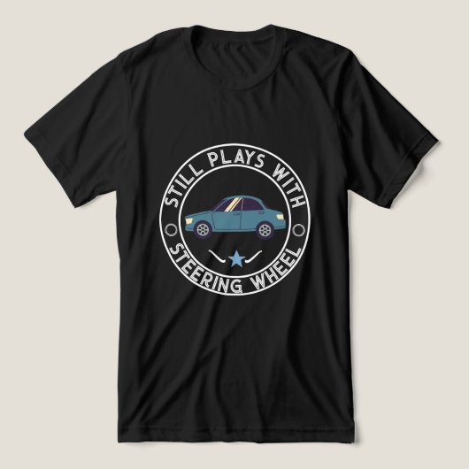 車を運転する トライブレンドＴシャツ (デザイン正面)