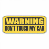 車をtouchしない シール (正面)