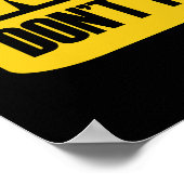 車をtouchしない ポスター (角)