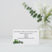 車カスタム屋 名刺 (スタンド正面)