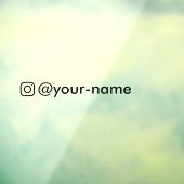 車カスタム窓シール用instagramシール ウィンドウサイン (シート3)