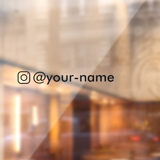 車カスタム窓シール用instagramシール ウィンドウサイン (シート2)