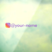 車カスタム窓シール用instagramシール ウィンドウサイン (シート3)