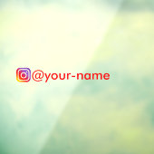 車カスタム窓シール用instagramシール ウィンドウサイン (シート3)