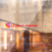 車カスタム窓シール用instagramシール ウィンドウサイン (シート2)