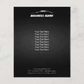 車カッコいい概要車の事業 チラシ (正面)