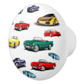 車カラフル少年の子供 セラミックノブ (右)