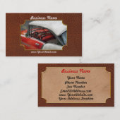 車クラシックな50年代 名刺 (正面/裏面)