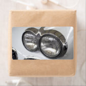 車クラシックのヘッドライト ラベル (インサイチュ)