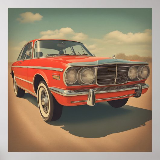 車クラシックのポスター ポスター (正面)