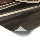 車クラシックのポスター ポスター (角)