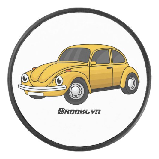 車クラシック漫画 アイスホッケーパック (正面)