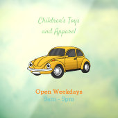 車クラシック漫画 ウィンドウサイン (シート3)