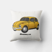 車クラシック漫画 クッション (裏面)