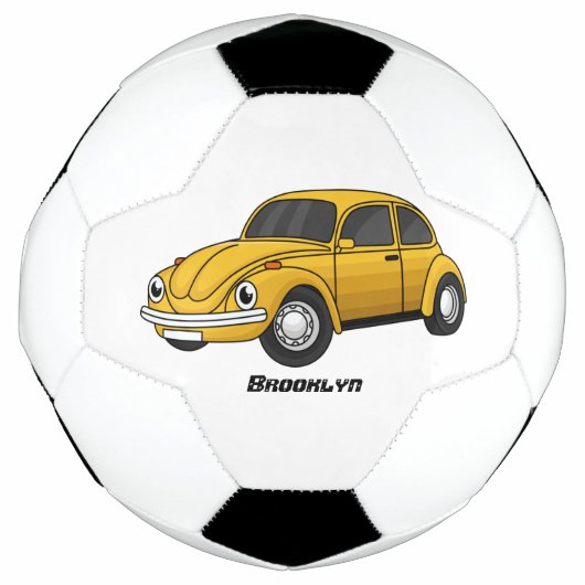 車クラシック漫画 サッカーボール (正面)
