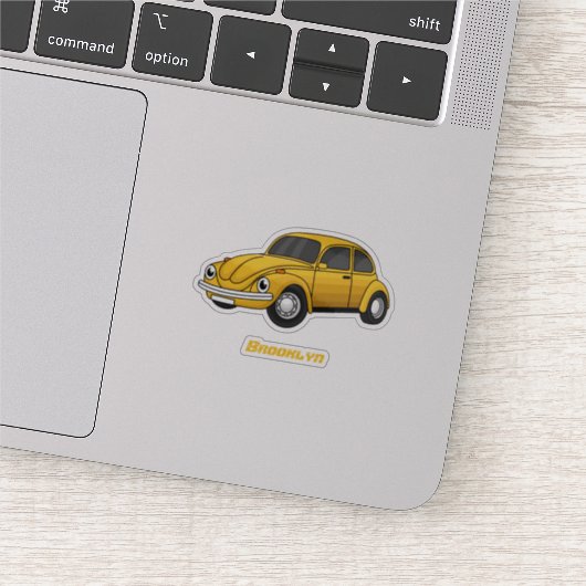 車クラシック漫画 シール (詳細)