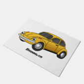 車クラシック漫画 ドアマット (アングル)