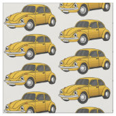 車クラシック漫画 ファブリック (クローズアップ)