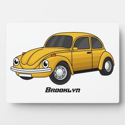 車クラシック漫画 フォトプラーク (正面)