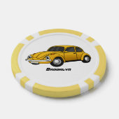 車クラシック漫画 ポーカーチップ (シングル)