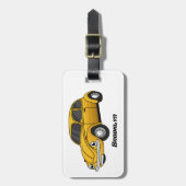 車クラシック漫画 ラゲッジタグ (正面縦)