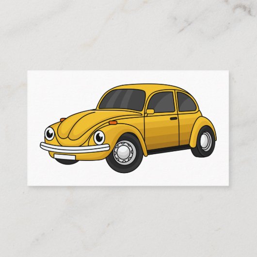 車クラシック漫画 名刺 (裏面)