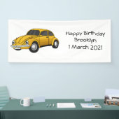 車クラシック漫画 横断幕 (トレードショー)