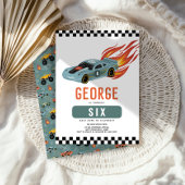 車クールとフレイムボーイズ第6誕生日 招待状