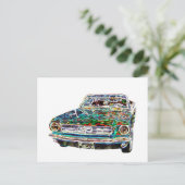 車クールの葉書 ポストカード (スタンド正面)