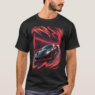 車クール、赤嵐 Tシャツ