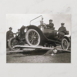 車スタント ポストカード