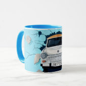 車スルーウォールマグ マグカップ (正面左)