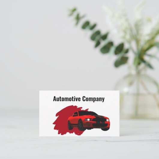 車テクールーマ車のの 名刺 (スタンド正面)