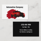 車テクールーマ車のの 名刺 (正面/裏面)