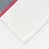 車トラックの子どもパタパーソナライズされたーン フリースブランケット (角)