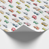 車パターン ラッピングペーパー (角)