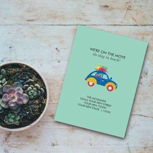 車ファンキーの移動案内 エンクロージャーカード