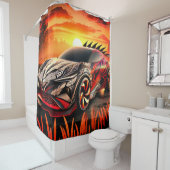 車ファンシー シャワーカーテン (インサイチュ)