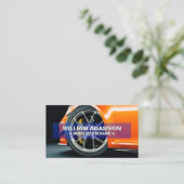 車モダン気に、車の売り上げクール、自動車の詳細 名刺 (スタンド正面)