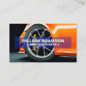 車モダン気に、車の売り上げクール、自動車の詳細 名刺 (正面)