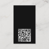 車モダン/車/自動車QRコードおよびソーシャルメディア 名刺 (裏面)