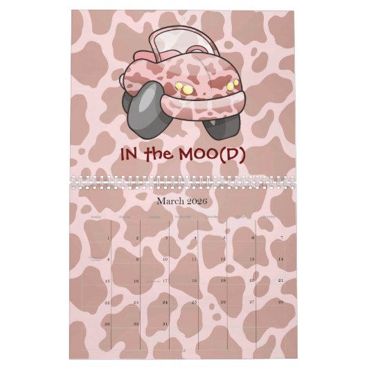 車モー カレンダー (3月 2026)