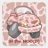 車モー スクエアシール (正面)