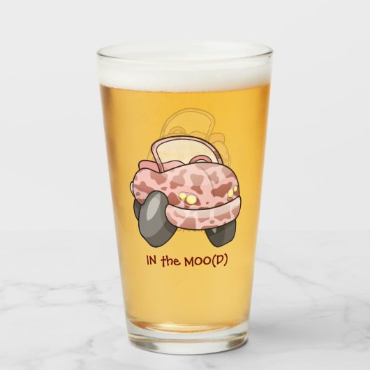 車モー タンブラーグラス (ドリンク正面)