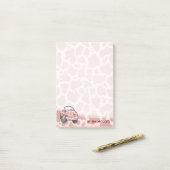 車モー ポストイット (デスク上)