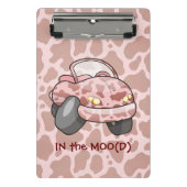 車モー ミニクリップボード (正面)